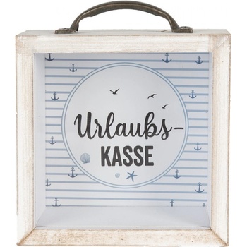 Pokladnička na dovolenou Urlaubs Kasse – 15x8x15 cm