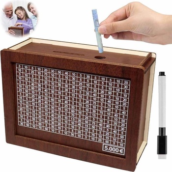 Pokladnička na šetrenie peňazí 5000€