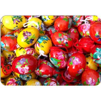 PokojovaDekorace.cz Velikonoční prostírání 033 malovaná vajíčka 43x30cm