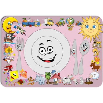 PokojovaDekorace.cz prostírání 058 Veselý talíř 43x30cm