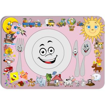 PokojovaDekorace.cz prostírání 058 Veselý talíř 43x30cm