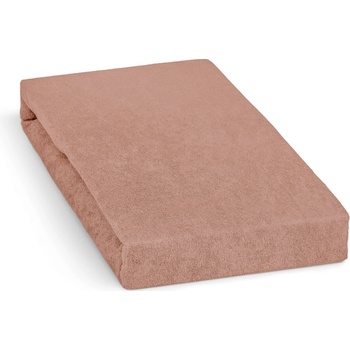Polášek froté prostěradlo lehátko starorůžové 60x190