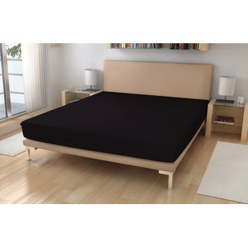 Polášek prostěradlo froté exklusive černé 90x200