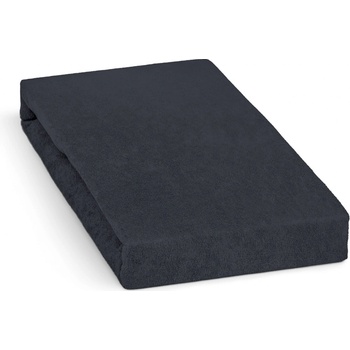 Polášek Prostěradlo froté tmavě šedé 90x200