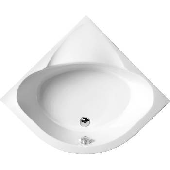 Polysan SELMA hluboká sprchová vanička, čtvrtkruh 90x90x30cm R550, 28611
