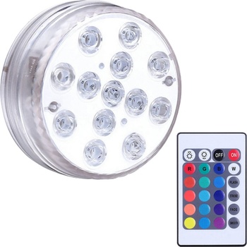 Ponorné RGB 13 LED světlo - podvodní noční lampa