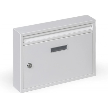 Poštovní schránka, vhodná do sestav, 240 x 320 x 60 mm, bílá