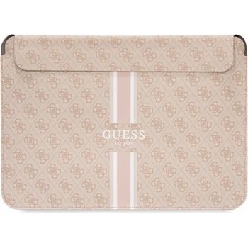 Pouzdro na notebook - Guess, 13-14 4G Printed Stripes Pink GUCS14P4RPSP