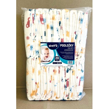 Přebalovací podložky NAPPY 60 X 60 cm 20 ks