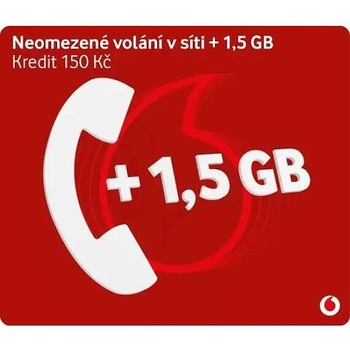 Předplacená SIM karta Vodafone Edice Volej