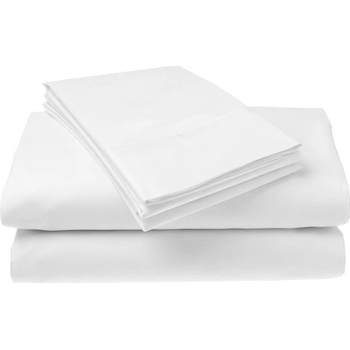 Prem International bavlna plátěné prostěradlo plachta vysrážené bílé 140x240