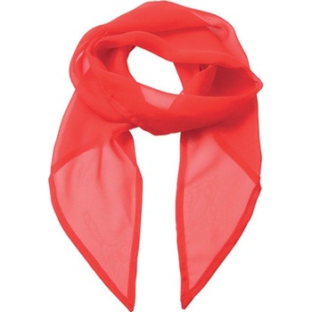 Premier Workwear dámský šifonový šátek PR740 Strawberry Red -ca. Pantone 186