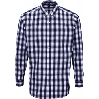 Premier Workwear pánská bavlněná košile s dlouhým rukávem PR250 white