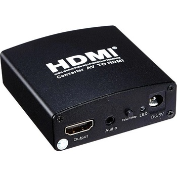 PremiumCord Převodník AV kompozitního signálu a stereo zvuku na HDMI 1080P - khcon-26