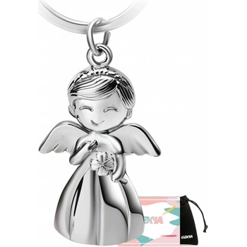 Přívěsek na klíče Anděl strážný Lucky Charm s Koniczynkou
