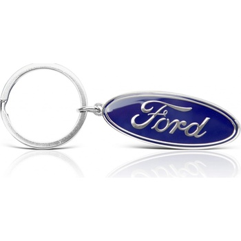 Přívěsek na klíče FORD kovový oválný
