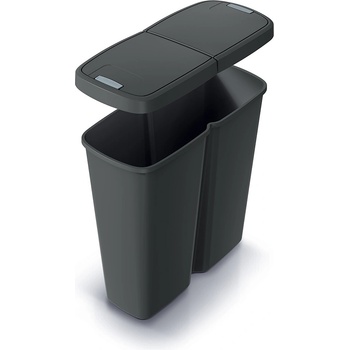 Pro Compacta Q DUO recyklovaný černý s černým víkem objem 50l