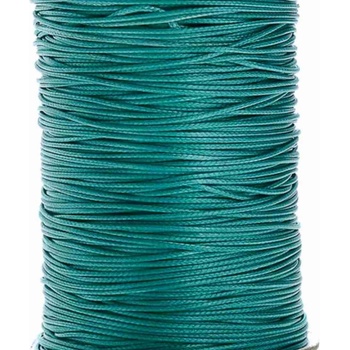 Pro Háčkování Bavlněná voskovaná šňůrka tyrkysová 5 m