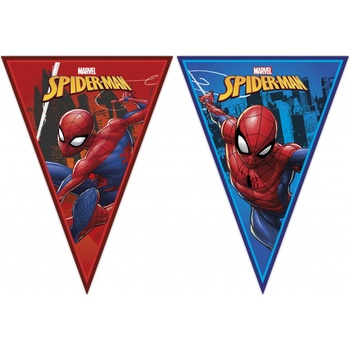 Procos Vlaječková girlanda Spiderman Marvel 9 vlajek