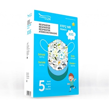 Promedor dětský respirátor FFP2 NR PRIMUS XXS kluci 5 ks