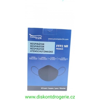 Promedor respirátor FFP2 5 vrstvý PRIMUS černý 10 KS