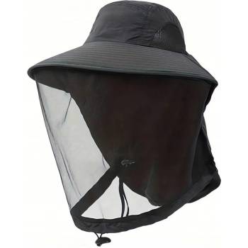 Pronett XJ5374 Rybářský klobouk s moskytiérou zelená