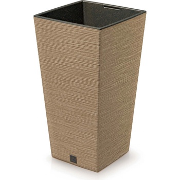 Prosperplast Květináč FURU SQUARE ECO WOOD 39,5cm naturo