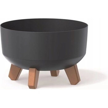 Prosperplast Květináč GRACIA LOW 28,5 cm antracit