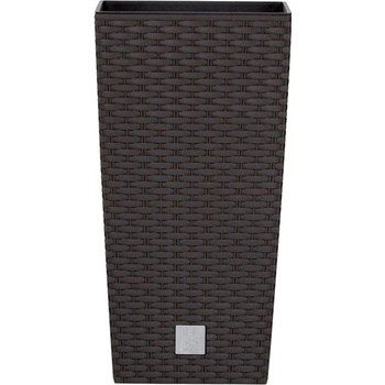 Prosperplast Květináč Rato square 17x17x32,4 cm hnědý