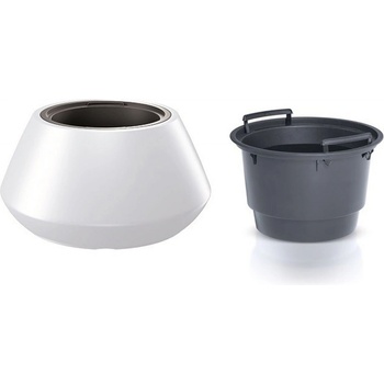 Prosperplast Květináč s vkladem HEOS 58,2 cm bílý