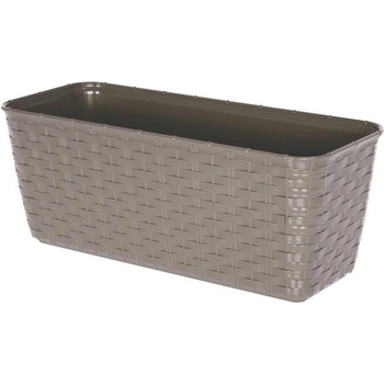 Prosperplast Ratolla truhlík s miskou 40 cm mocca