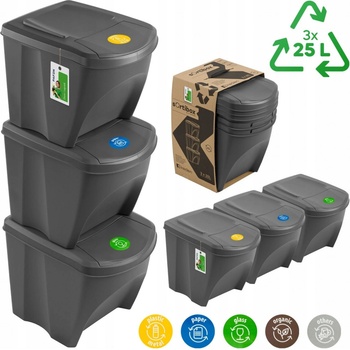 PROSPERPLAST SORTIBOX 3x20L