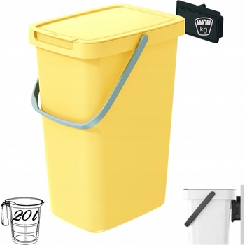 Prosperplast SYSTEMA Q COLLECT světle žlutý 20 l
