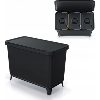 Prosperplast SYSTEMA recyklovaný černý 3 x 10 l
