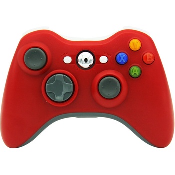 PSko bezdrátový ovladač pro Xbox 360 červený 6848