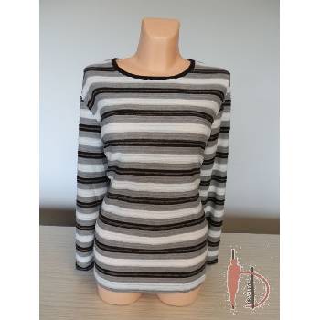 pulovr DEDE Hnědá s béžovou