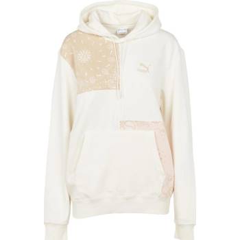 Puma dámská mikina Paisley Hoody White-Pink