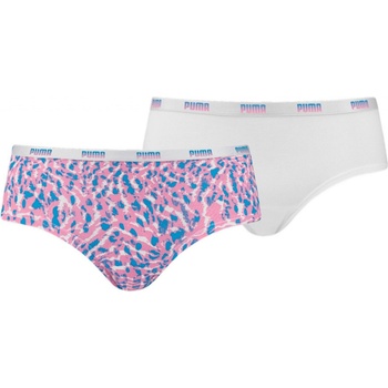 Puma Dámské kalhotky Printed Hipster 2P růžová