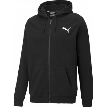 Puma ESS Small logo FZ Hoodie TR černá