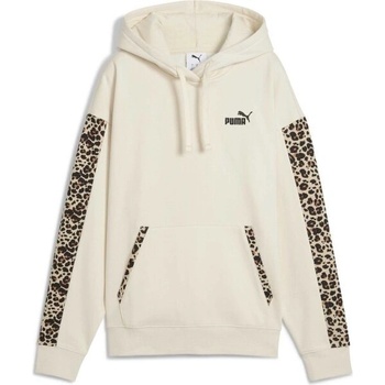 Puma ESSENTIALS GRAPHIC ANIMAL COMFORT HOODIE béžová