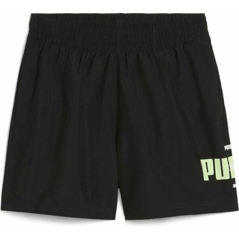 Puma ESSENTIALS LOGO LAB WOVEN shorts pánské kraťasy černá