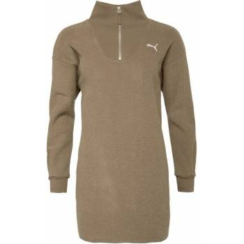 Puma HER WINTERIZED TOP dámská mikina hnědá