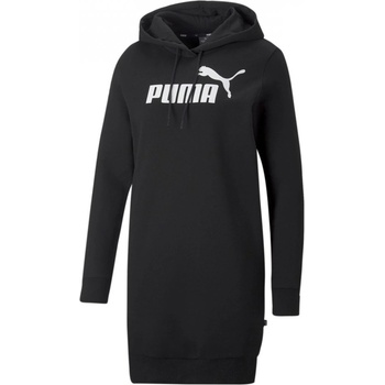 Puma Logo Hooded Dress FL Black