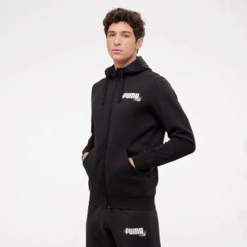 Puma mikina na zip černá