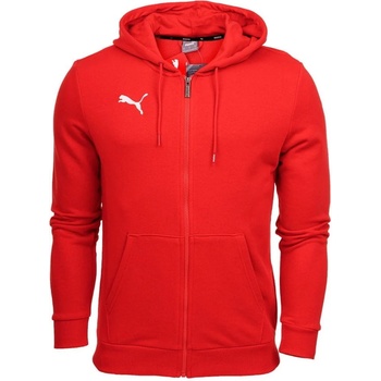 Puma mikina s kapucí teamGOAL 23 červená