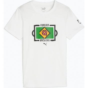 Puma Neymar Jr Tee dětské fotbalové tričko white