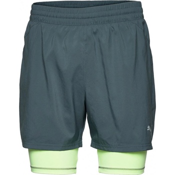 Puma pánské kraťasy RUN 2IN1 5 short DARK SLATE-FIZZY LIG 52104942 šedá