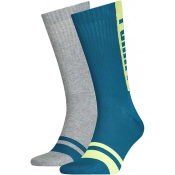 Puma pánské ponožky Seasonal Logo Socks zelená