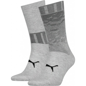 Puma ponožky Sock 2P Anthracite šedá