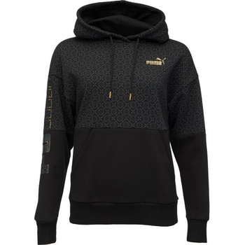Puma POWER LOGO LOVE HOODIE dámská mikina černá